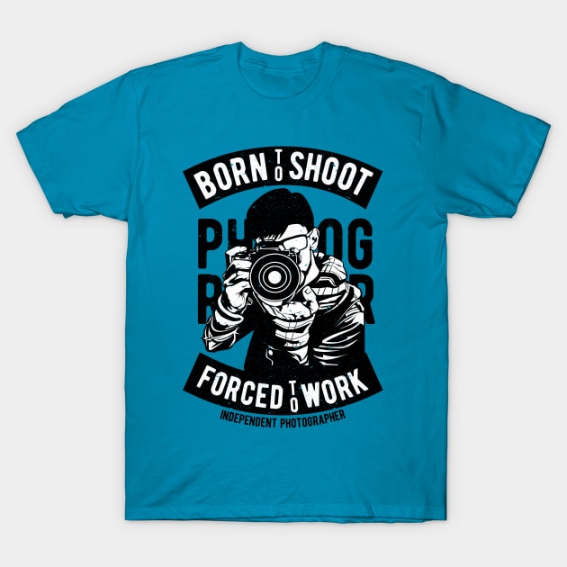 Photographer - Born to Shoot T-Shirt by Imp's Dog House